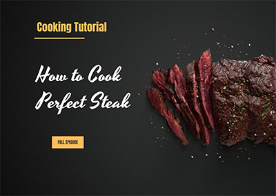 Cooking Tutorial Template