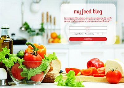 Food Blog Template