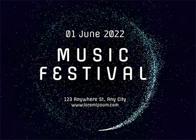 Music Festival Template