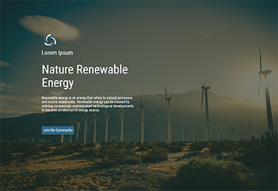 Renewable Energy Template