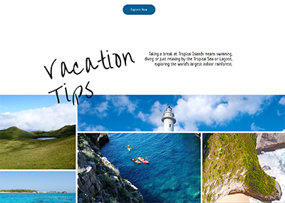 Vacation Tips Template